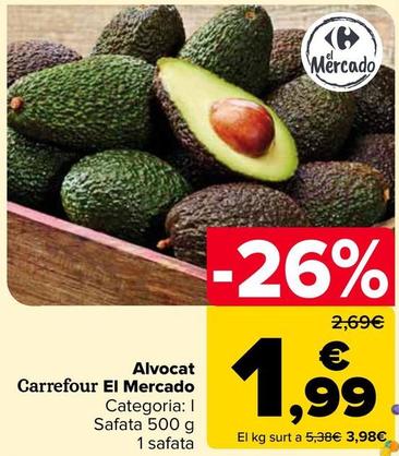 Oferta de Carrefour El Mercado - Aguacate   por 1,99€ en Carrefour