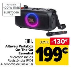 Oferta de JBL - Altavoz Partybox  On-The-Go  Essential por 199€ en Carrefour