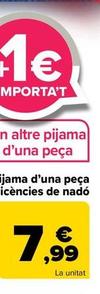 Oferta de Pelele Licencias Bebé por 7,99€ en Carrefour