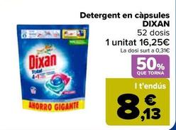 Oferta de Dixán - Detergente En Cápsulas  por 16,25€ en Carrefour