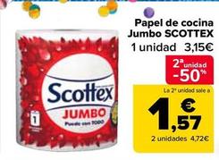 Oferta de Scottex - Papel De Cocina Jumbo  por 3,15€ en Carrefour