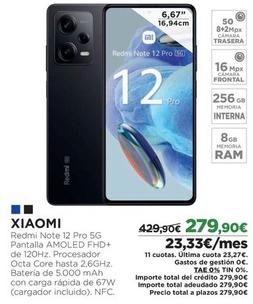 Oferta de Xiaomi  por 279,9€ en El Corte Inglés