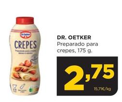 Oferta de Dr Oetker - Preparado Para Crepes por 2,75€ en Alimerka