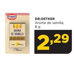 Oferta de Dr Oetker - Aroma De Vainilla por 2,29€ en Alimerka