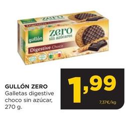 Oferta de Gullón - Galletas Digestive Choco Sin Azúcar por 1,99€ en Alimerka