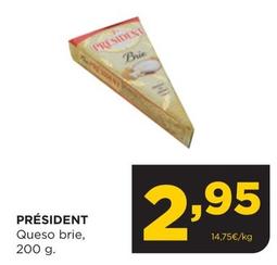 Oferta de Président - Queso Brie por 2,95€ en Alimerka