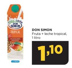 Oferta de Don Simón - Fruta + Leche Tropical, por 1,1€ en Alimerka