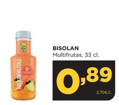 Oferta de Bisolán - Multifrutas por 0,89€ en Alimerka
