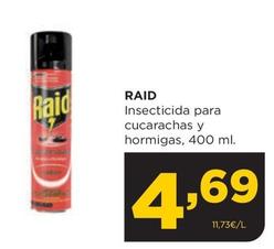 Oferta de Raid - Insecticida Para Cucarachas Y Hormigas por 4,69€ en Alimerka