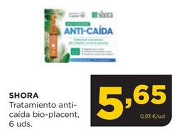 Oferta de Shora - Tratamiento Anti- Caída Bio-placent, 6 Uds. por 5,65€ en Alimerka