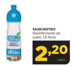 Oferta de Sanicentro - Desinfectante De Suelo por 2,2€ en Alimerka