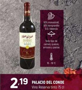 Oferta de Vino tinto por 2,19€ en Coviran