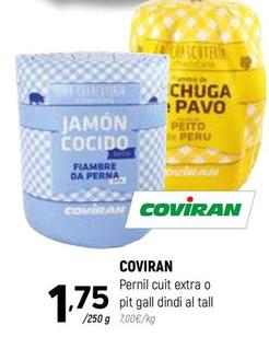 Oferta de Jamón cocido por 1,75€ en Coviran