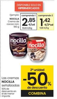 Oferta de Nocilla - Crema De Cacao Noir por 2,85€ en Eroski