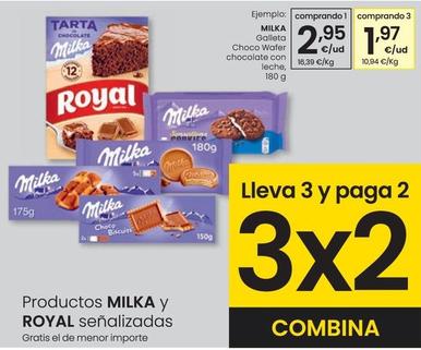 Oferta de Milka - Galleta Choco Wafer Chocolate Con Leche por 2,95€ en Eroski