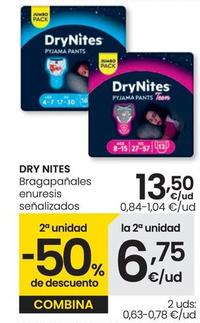 Oferta de Drynites - Bragapanales Enuresis Senalizados por 13,5€ en Eroski