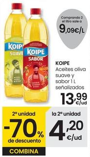 Oferta de Koipe - Aceites Oliva Suave Y Sabor por 13,99€ en Eroski