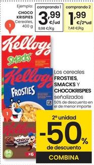 Oferta de Kellogg's - Cereales por 3,99€ en Eroski