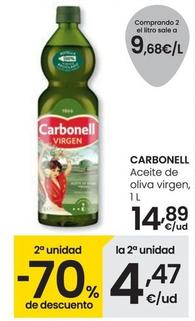 Oferta de Carbonell - Aceite De Oliva Virgen por 14,89€ en Eroski