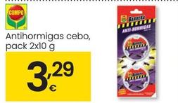 Oferta de Compo - Antihormigas Cebo por 3,29€ en Eroski