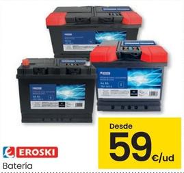 Oferta de Eroski - Bateria por 59€ en Eroski