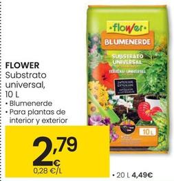 Oferta de Flower - Substrato Universal por 2,79€ en Eroski