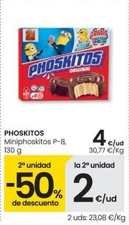 Oferta de Phoskitos - Mini P-8 por 4€ en Eroski