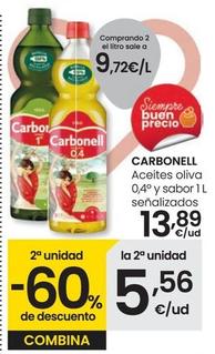 Oferta de Carbonell - Aceites Oliva Y Sabor por 13,89€ en Eroski