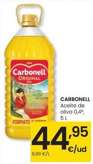 Oferta de Carbonell - Aceite De Oliva por 44,95€ en Eroski