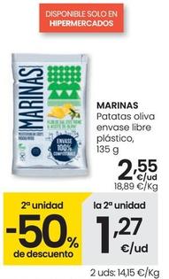 Oferta de Marinas - Patatas Oliva Envase Libre Plástico por 2,55€ en Eroski