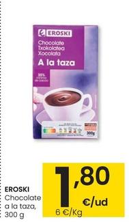 Oferta de Eroski - Chocolate A La Taza por 1,8€ en Eroski