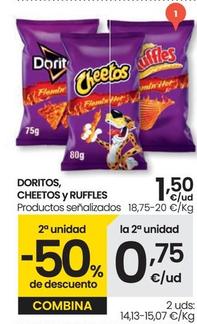 Oferta de Doritos/Cheetos/Ruffles - Productos Señalizados por 1,5€ en Eroski