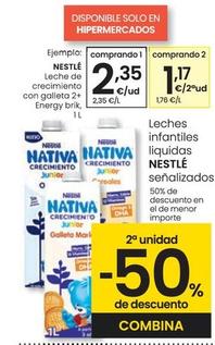 Oferta de Nestlé - Leche De Crecimiento Con Galleta por 2,35€ en Eroski