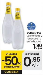 Oferta de Schweppes - Tónicas Y Refrescos por 1,9€ en Eroski