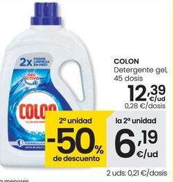 Oferta de Colon - Detergente Gel por 12,39€ en Eroski
