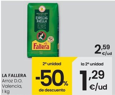 Oferta de La Fallera - Arroz D.O. Valencia por 2,59€ en Eroski