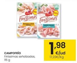 Oferta de Campofrío - Finissimas por 1,98€ en Eroski