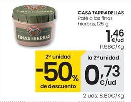 Oferta de Casa Tarradellas - Pate A Las Finas Hierbas por 1,46€ en Eroski