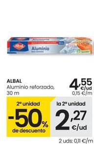 Oferta de Albal - Aluminio Reforzado por 4,55€ en Eroski