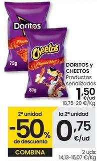Oferta de Doritos - Y Cheetos Productos Senalizados por 1,5€ en Eroski
