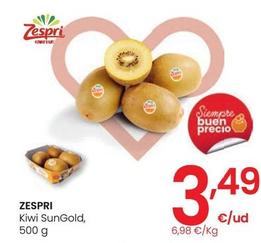 Oferta de Zespri - Kiwi SunGold por 3,49€ en Eroski