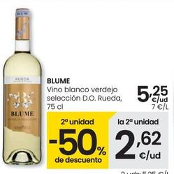 Oferta de Blume - Vino Blanco Verdejo Seleccion D.O. Rueda por 5,25€ en Eroski