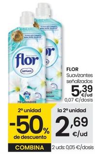 Oferta de Flor - Suavizante por 5,39€ en Eroski
