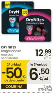 Oferta de Drynites - Bragapanales Enuresis  por 12,99€ en Eroski