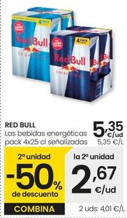 Oferta de Red Bull - Las Bebidas Energeticas por 5,35€ en Eroski