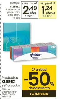 Oferta de Kleenex - Pañuelos De Papel Mini Collection por 2,49€ en Eroski