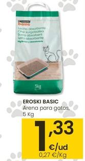 Oferta de Eroski - Arena Para Gatos por 1,33€ en Eroski