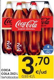 Oferta de Coca-cola - Senalizadas por 3,7€ en Eroski