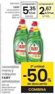 Oferta de Fairy - Lavavajillas A Mano Ultra Poder por 5,35€ en Eroski