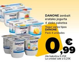 Oferta de Danone -  Yogur  por 0,25€ en Supeco